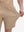 View showing loose fit of [color] 4 way stretch breathable workout athletic shorts