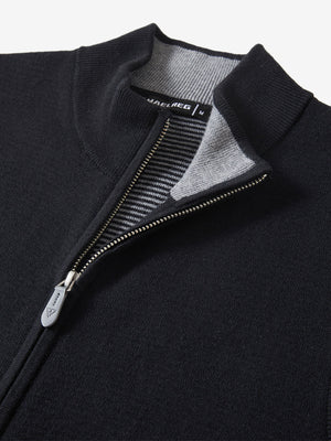 Luxury Wool Blend Full Zip Sweater Vests