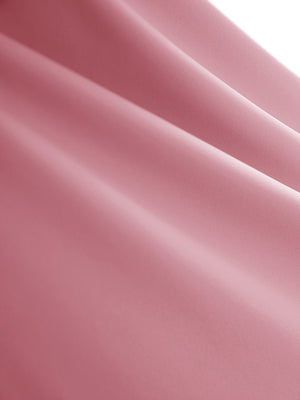 Close-up texture of lavender women's high waisted golf skirts with 4 inner pockets fabric showing detailed material and weave.