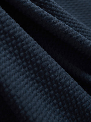 Texture Pullover Hoodie with Pockets