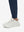 Detail view of hem on navy women's lightweight athletic sweatpants
