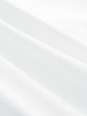 Close-up texture of white women's breathable 1/4 zip pullover golf shirts fabric showing breathable weave detail.