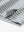 Close-up detail of hem opening on Sport Fit Stripe Polo in Grey White Stripe