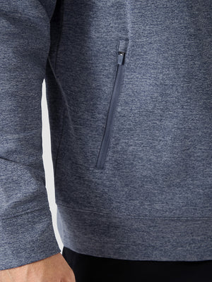 Heather Scuba Hoodies with Zipper Pockets