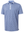 3d view of garment in light blue houndstooth of stylish full print contrast collared golf polo shirts.