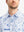 Front view from nose to chest wearing WHITE COMPASS MAP Stylish Printing Summer Shirt.
